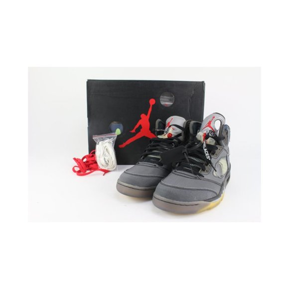Off-White x Nike 2019 Mens 11 Virgil Abloh Off-White Black Muslin Air Jordan CT8 - Picture 2 of 12